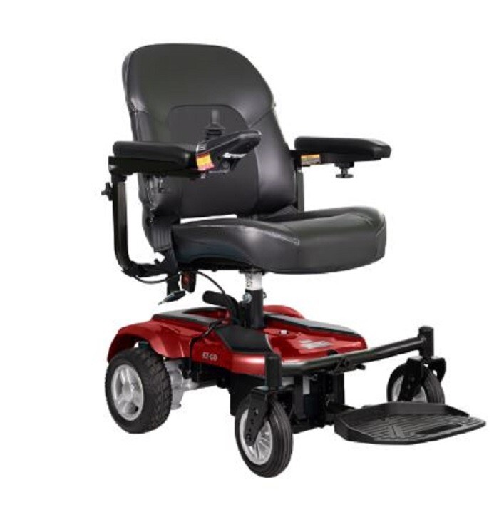 Merits EZ GO Compact Power Chair With Mid Back Comfort Seat Free ...