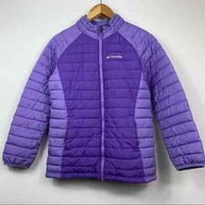 Columbia jacket coat puffer purple kids large Omni 14 , 15 , 16 LARGE