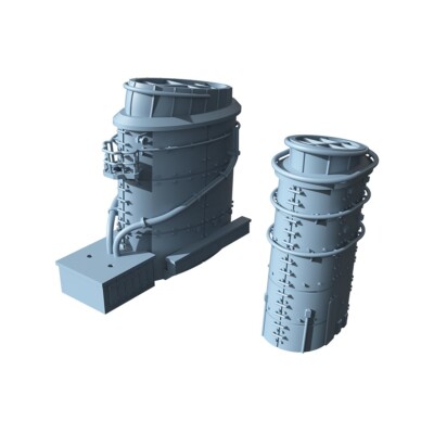 SSMODEL LYCG200329  1/200 Model Upgrade Parts German Z-25 Destroyer Chimney Kit