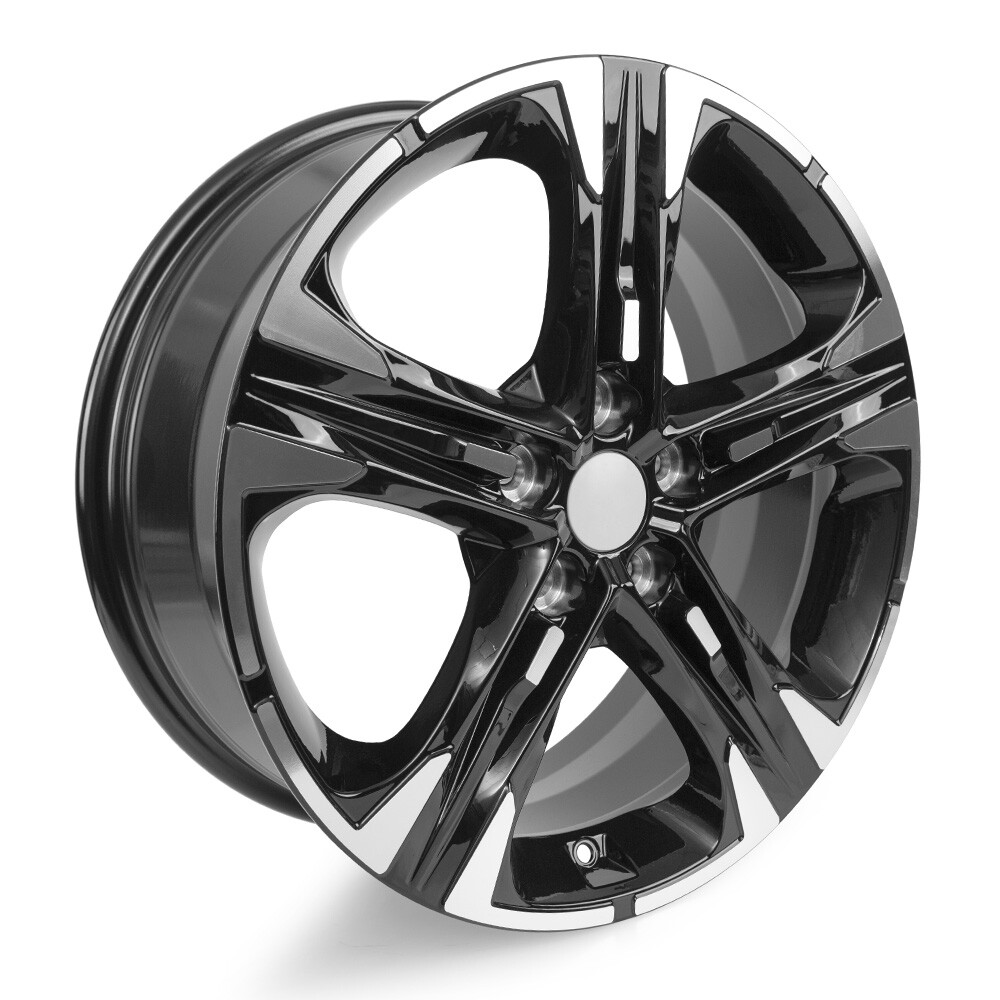 FOR KIA K5 2021 2022 2023 NEW 18 INCH MACHINED BLACK ALLOY REPLACEMENT WHEEL RIM