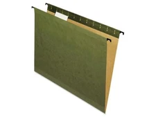 Pendaflex 615215 Poly Laminate Reinforced Hanging Folders, Letter, Green, 20/Box