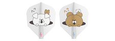 Target 8 Flight No.6 Small Standard Mao Kumagai - White - Bear / Dog
