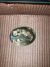 VTG BASS Anglers Sportsman 1986 Limited Edition Members Belt Buckle MADE in USA