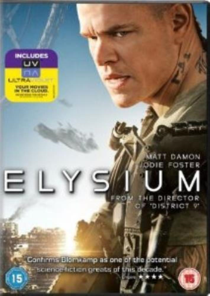 Elysium DVD (2013) FREE SHIPPING