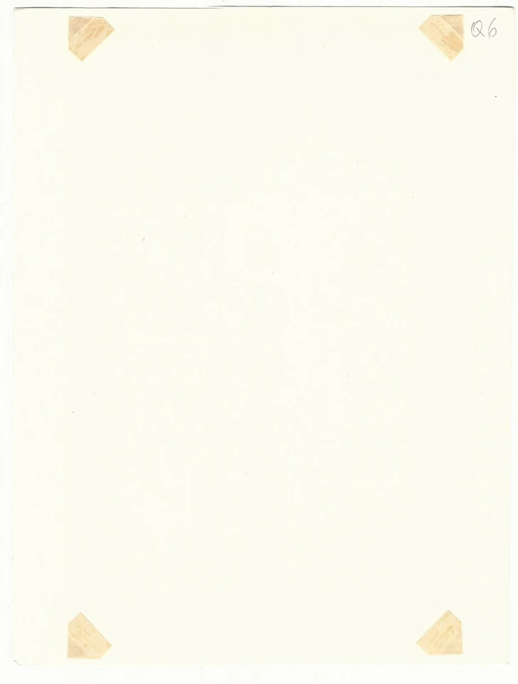 Groenlandia: Pakkeporto Scott Q6, negro proof, pegado a una hoja de cartón. EBGL04 Foto 2 de 2