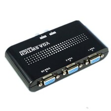 2 Ports VGA SVGA Monitor Sharing Switch Box Case LCD PC 2 IN 1 OUT or 1 IN 2 OUT