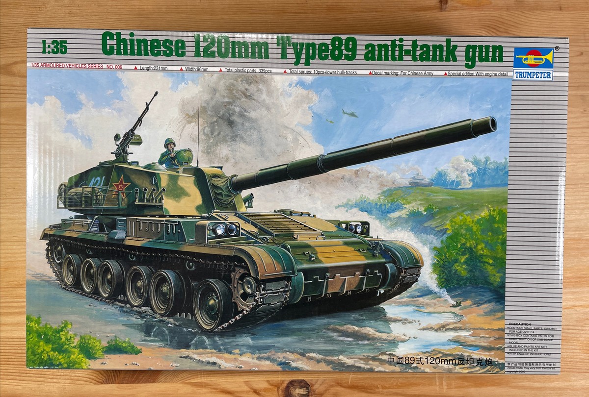 Chinese 120mm Type 89 SPATG - 1/35 Scale Trumpeter