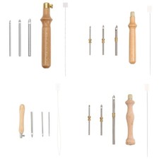 Adjustable Punch Needle Tool Set Embroidery Pen with Interchangeable Head