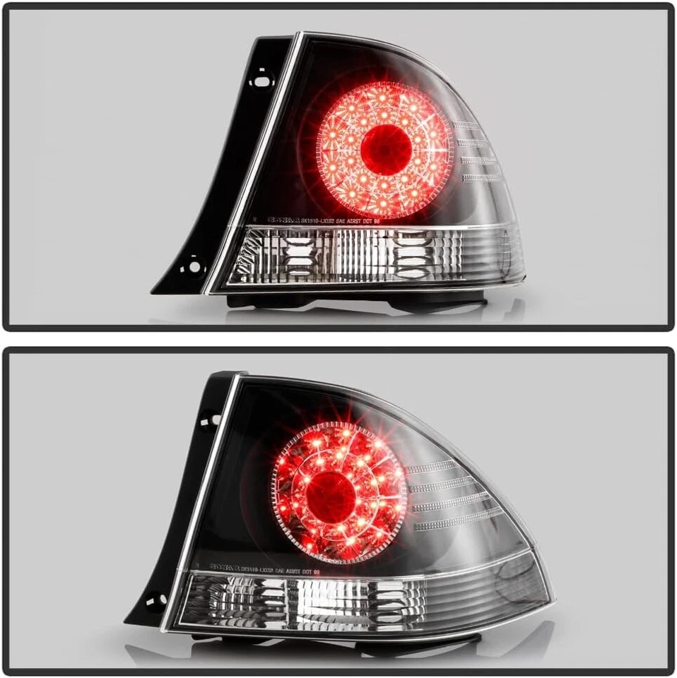Juego de luces traseras LED negras 2001-2005 par de luces de freno para Lexus IS300 izquierda+derecha Foto 4 de 4