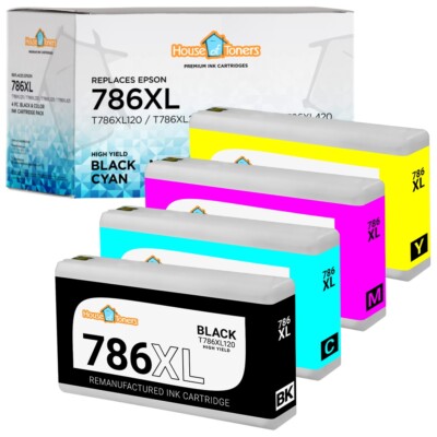 T786XL for Epson T786XL Ink Cartridges WorkForce WF-4630 WF-4640 WF-5110 Lot
