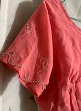 Vintage Asian Sarees With Awesome Hand Work Of Embroidery with Stiched blouse