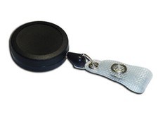Jojo Compact con clip para cinturón + correa de identificación negra [Ingenia AC217B-ST-BK] cordón de 70 cm