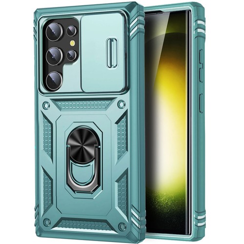 For Samsung S23 Ultra 23 FE Case Kickstand Slide Camera Lens Cover / Accessories - Picture 3 of 36