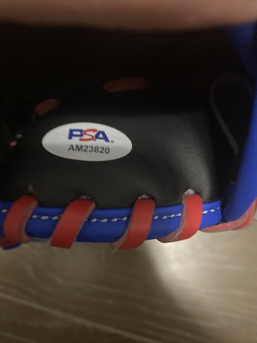 Nico Hoerner Signed Baseball Glove PSA DNA Certified Chicago Cubs
