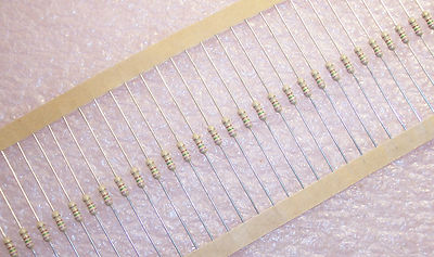 QTY (100) 750 Ohm 1/4W 5% CARBON FILM RESISTORS CF250-750-5% JARO  