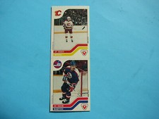 1983/84 VACHON NHL HOCKEY CARD PANEL #2 EDDY BEERS #122 DAVE BABYCH NM SHARP+