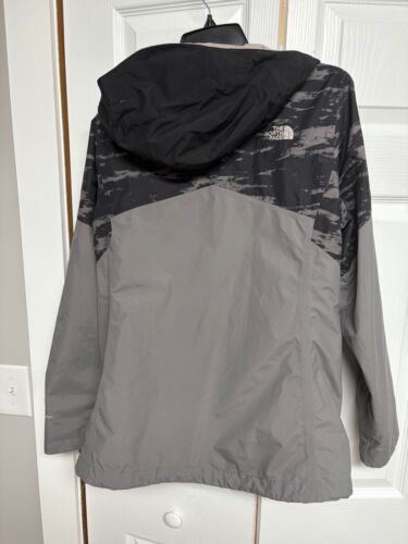 The North Face Jacke Damen grau-schwarz Large Regen Kapuze Dryvent Full Zip gebraucht - Bild 8 von 9