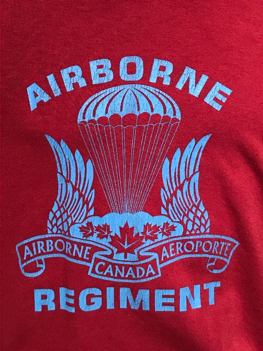 Vintage 1980s 1990s Canadian Airborne Regiment Paratrooper Maroon