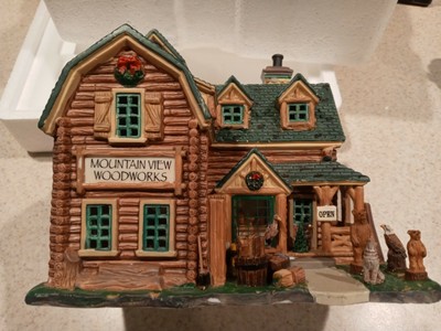 Lemax Vail Village Mountain View Woodworks Studio Christmas Building Dept 56