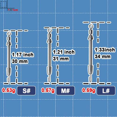 9KM Cross Lock Snap Swivel Fishing Clip Stainless Steel Saltwater Duo-Lock Clip - Picture 2 of 9