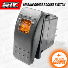 12 Volt 20 Amp Orange Led Light Rocker Switch On Off Boat Car Waterproof 12 Volt 20 Amp Orange Led Light Rocker Switch On Off Boat Car Waterproof