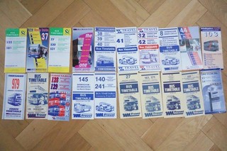 West Midlands Bus Timetable Collection Ref I