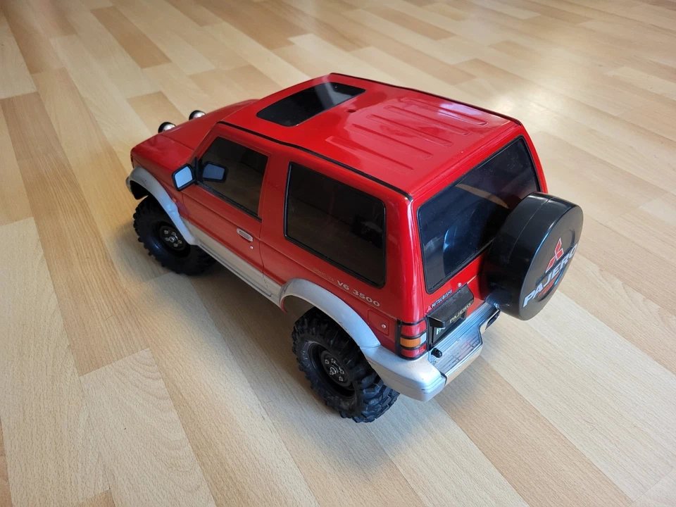 Tamiya 58132 XB Pro Pajero CC-01 Metaltop 4WD 1/10 TOP Zustand ALU Umbauten LED - Bild 4 von 4