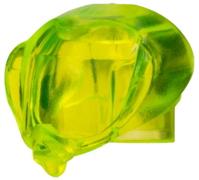 Lego Trans-Neon Green Headgear Helmet Round Bubble inv.566