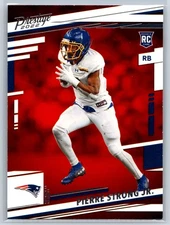 2022 Panini Prestige Pierre Strong Jr. Rookie New England Patriots RC #384