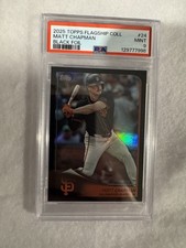 2025 Topps-Matt Chapman -Black Foil- 1/10- PSA 9