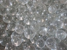 MARBLE BULK LOT 2 LBS 9/16" CLEAR COLOR CHAMPION MARBLES