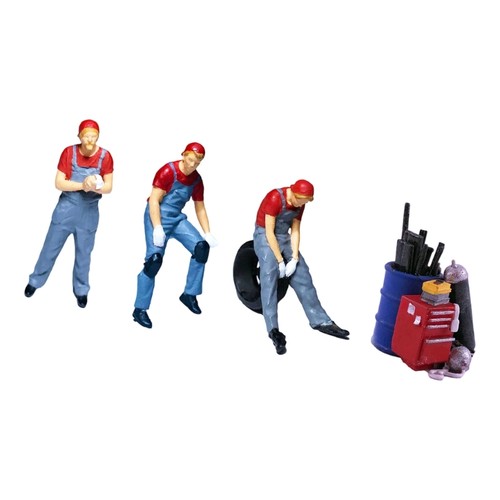 Realistic Repairman Figure Model 1:64 Scale Hand Painted Collectible Figures - Picture 11 of 12