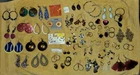 Vintage Estate Costume Jewelry Retro Lot. MCM 50's - 80's Earrings Lot #7