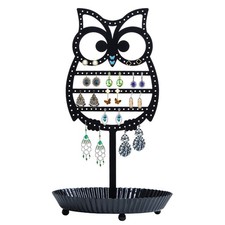 NIKKY HOME Earring Holder Hanging Organizer Stand Metal Jewelry Tree Table To...