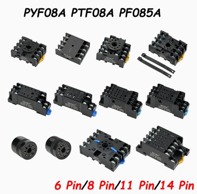 Sockel Relais Basis für PYF08A PTF08A PF085A 6Pin/8Pin/11Pin/14Pin-alle Größen
