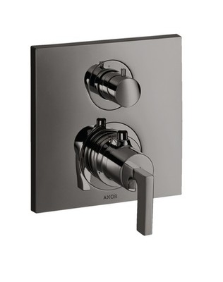 Hansgrohe Thermostat Concealed Axor Citterio 39700330 Polished Black Chrome