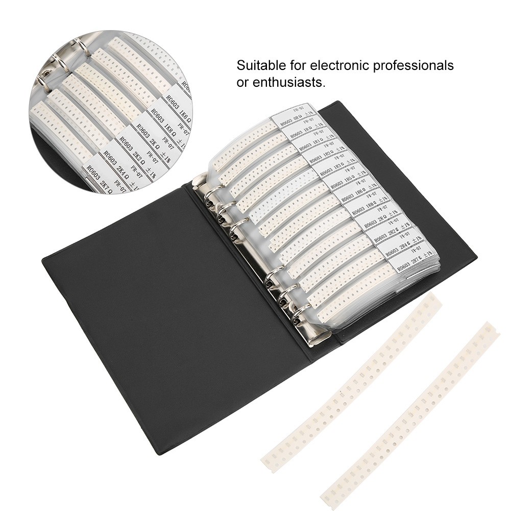 170 Types 0603 Resistors Assorted Sample Book For Electronic Components Trending