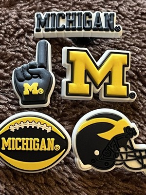 5er Set Michigan Wolverines American College Football NCAA Schuh Charms