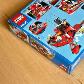 New LEGO 7046 World City Fire Command Craft Boat Japan