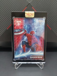 Topps Chrome Marvel Studios 2025 Spider Man Red Geometric Numbered 1of5