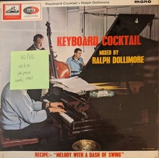 Ralph Dollmore Keyboard Cocktail Vinyl Record LP VG/VG CLP-1826 1965