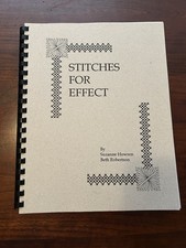Stitches For Effect 1996 Needlepoint Spiral Bound Suzanne Howren Beth Robertson