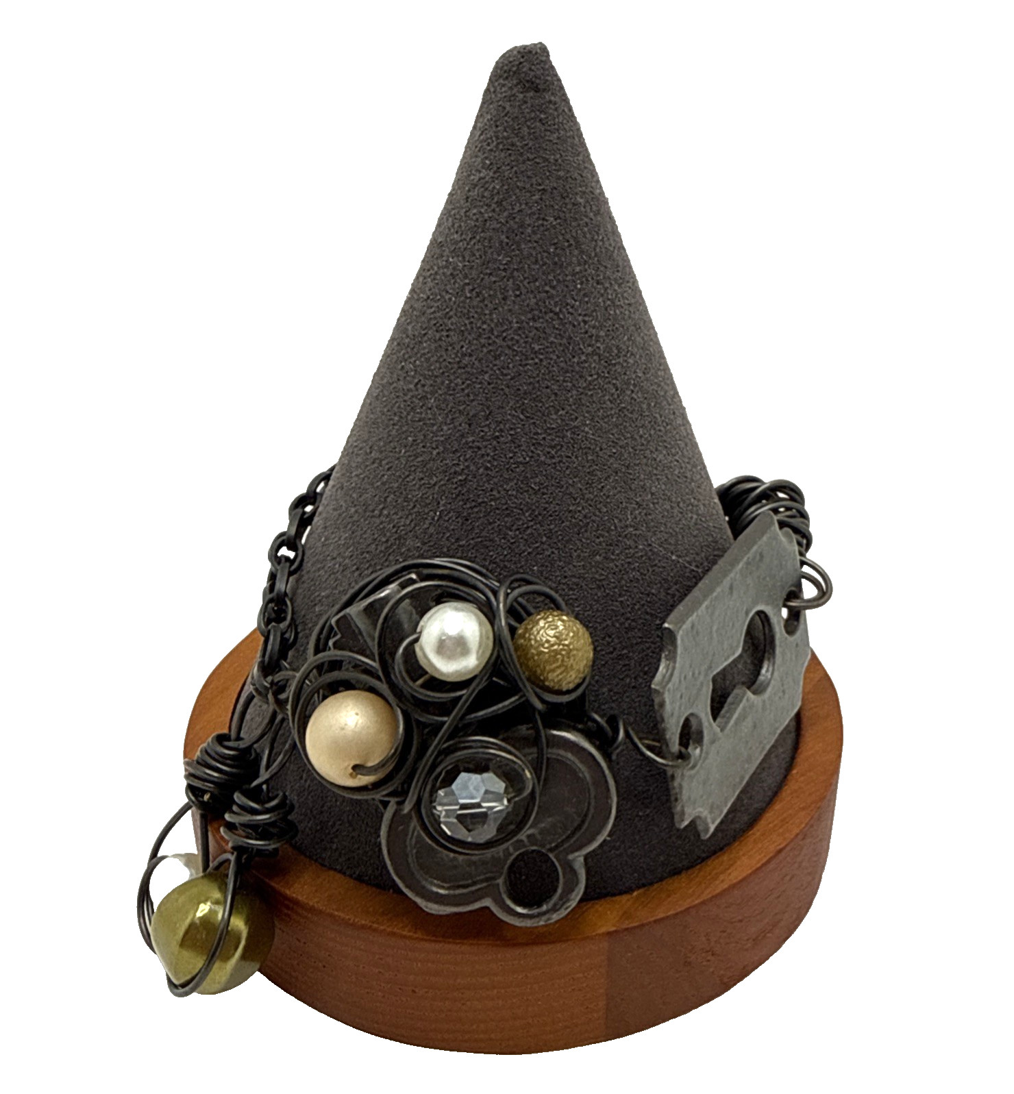 Steampunk Found Object Bracelet Wire Wrapped Keyh… - image 2