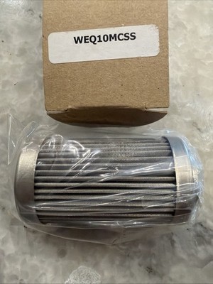 New Weldon 10 Micron Stainless Steel Replacement Fuel Filter Element WEQ10MCSS