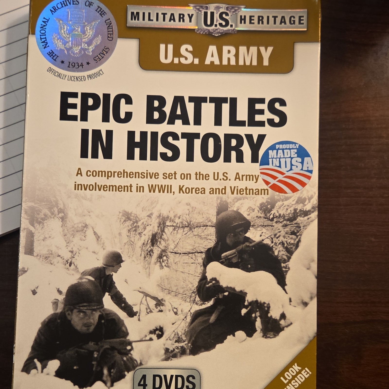 Topics Entertainment U.S. Army Epic Battles 4 DVD Box Set Digitally Remastered