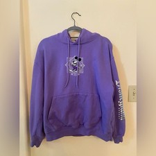 Disney 2022 100th Anniversary Embroidered Mickey and Friends Purple Hoodie