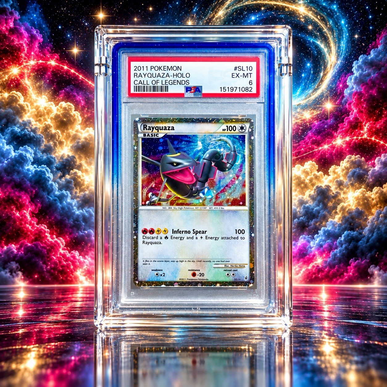 2011 POKEMON CALL OF LEGENDS #SL10 RAYQUAZA-HOLO PSA 6 (NEW CERT!) | eBay