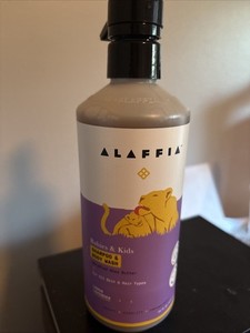 Alaffia Babies & Kids Shampoo & Body Wash Lemon Lavender 16 fl oz BBD 01/2026