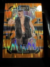 2024 WWE Select Orange Flash Prizm Tyler Breeze