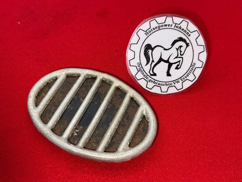 VW Käfer Ziergitter Hupe Kotflügel Hupenziergitter 113853641A Ovali Dickholmer 1